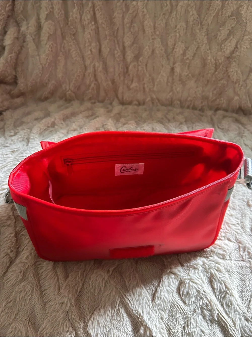 Candie’s Y2K Mini Red Satchel Shoulder Bag Purse
